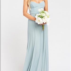 Show Me Your Mumu (bridesmaid: silver sage crisp)